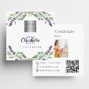 Recherche de fleurs de lavande cartes visite Professionnel