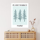 Search for pine trees canvas prints Green