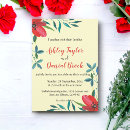 Search for red and green wedding invitations Wildflower