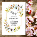 Search for country engagement party invitations Watercolor