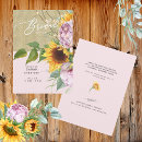 Search for burlap bridal shower invitations Sunflower