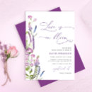 Search for lavender bridal shower invitations Watercolor floral