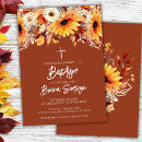 Search for autumn christening invitations Modern