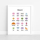 Search for cute shapes posters Pastel