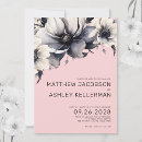 Search for black and blush wedding invitations Spring summer fall winter