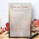Search for over under bridal shower games Rustic