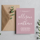Search for mauve wedding invitations Simple