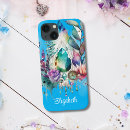 Search for dream catcher iphone cases Turquoise
