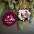 Search for burgundy ornaments Wreath