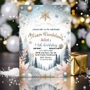 Search for pink and gold winter onederland invitations Watercolor
