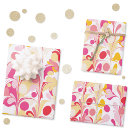 Recherche de jaune rouge papier cadeau Rétro
