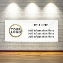 Search for logo business banners Black and white