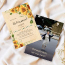 Recherche de tournesols vintages invitations Aquarelle