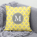 Search for grey and yellow pillows Pattern