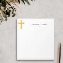 Search for pastor personal stationery Gold