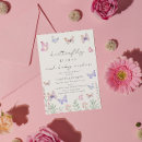 Search for butterfly kisses baby shower invitations Pink