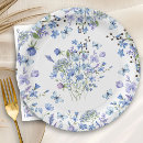 Search for floral pattern plates Blue flowers