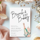 Recherche de champagne brunch bridal shower invitations Bulbe