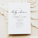 Search for elegant calligraphy baby shower invitations Typography
