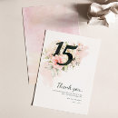 Recherche de quinceañera thank you cards Mis quince