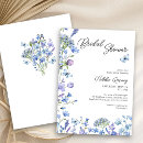 Search for modern script bridal shower invitations Watercolor floral