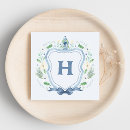 Search for crest monogram napkins Preppy