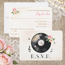 Search for record rsvp cards Retro