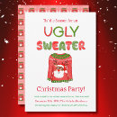 Recherche de ugly sweater noël invitations Amusant
