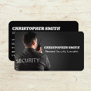 Search for private security business cards Bodyguard