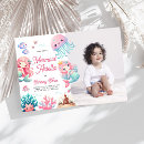 Search for little mermaid birthday invitations Pink