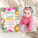 Search for wild one thank you cards Jungle safari