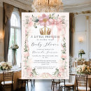 Search for crown baby shower invitations A little princess