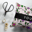 Recherche de fond noir coussins Monogramme