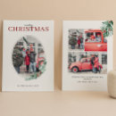 Search for oval christmas cards Floral