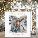 Search for simplistic christmas cards Gold