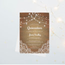 Search for country quinceanera invitations String lights