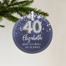 Search for 40th birthday ornaments Keepsake