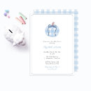 Search for blue gingham invitations Pumpkin