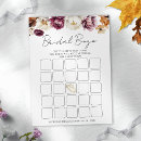 Search for burgundy floral bridal shower games Calligraphy