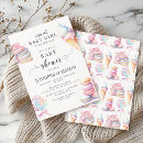 Search for candy baby shower invitations Watercolor