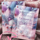 Search for pink purple masquerade party invitations For her