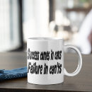 Search for success motivation mugs Quote