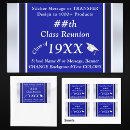Search for class reunion stickers Royal blue