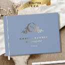 Search for dusty blue guest books Elegant