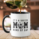 Search for black and white soccer ball mugs For her