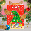 Search for crazy cat christmas cards Cute