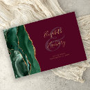 Search for emerald green guest books Chic
