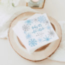 Search for blue and silver napkins Snowflakes