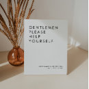 Search for bathroom wedding signs Simple