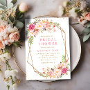 Search for geometric bridal shower invitations Watercolor